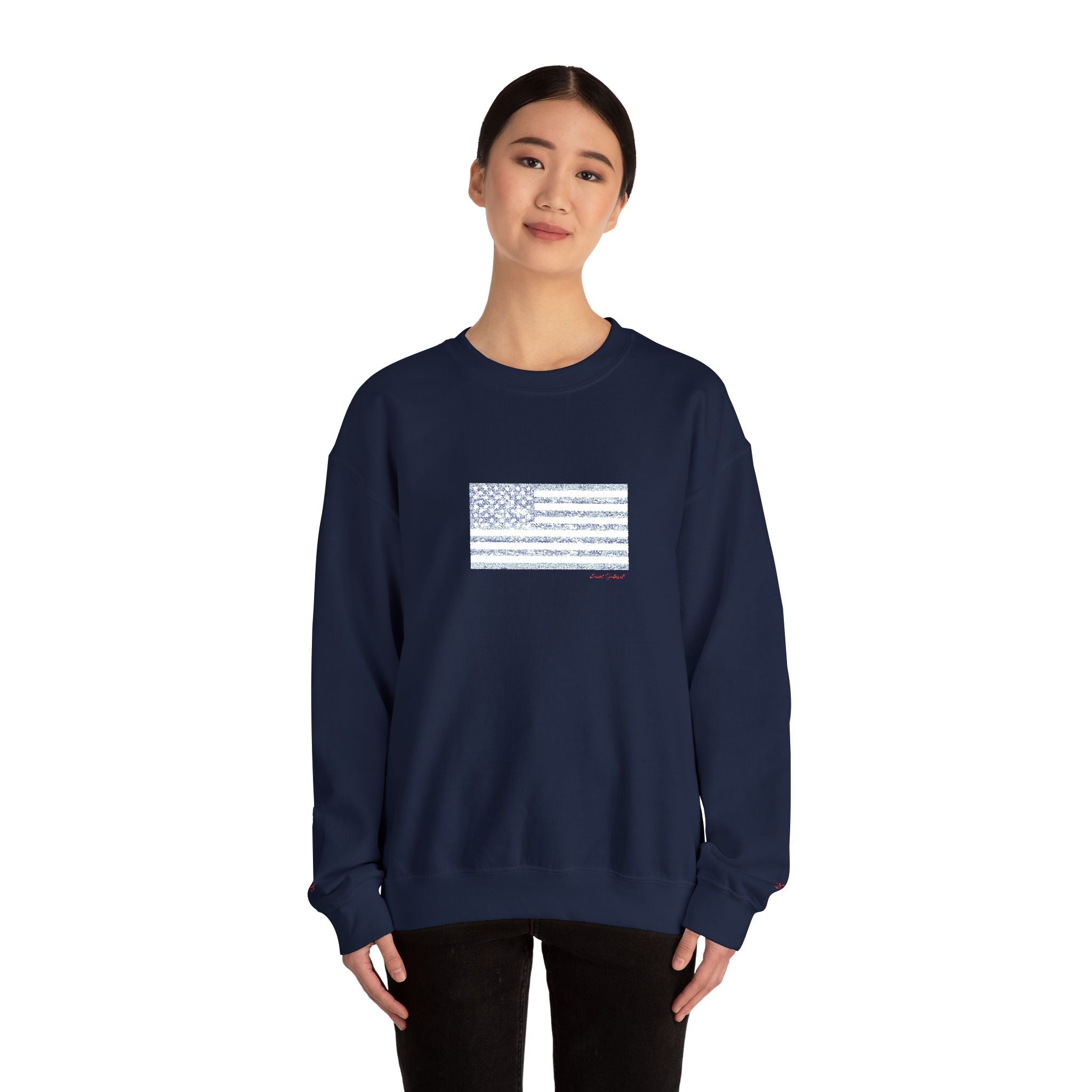 Saint Gabriel American Flag Sweatshirt - Sweatshirt