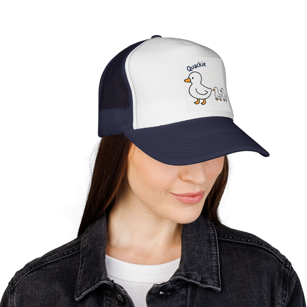 Silly Duck Hat – Funny Trucker Cap with Embroidered Mallard for Bird Nerds & Brunch Kings
