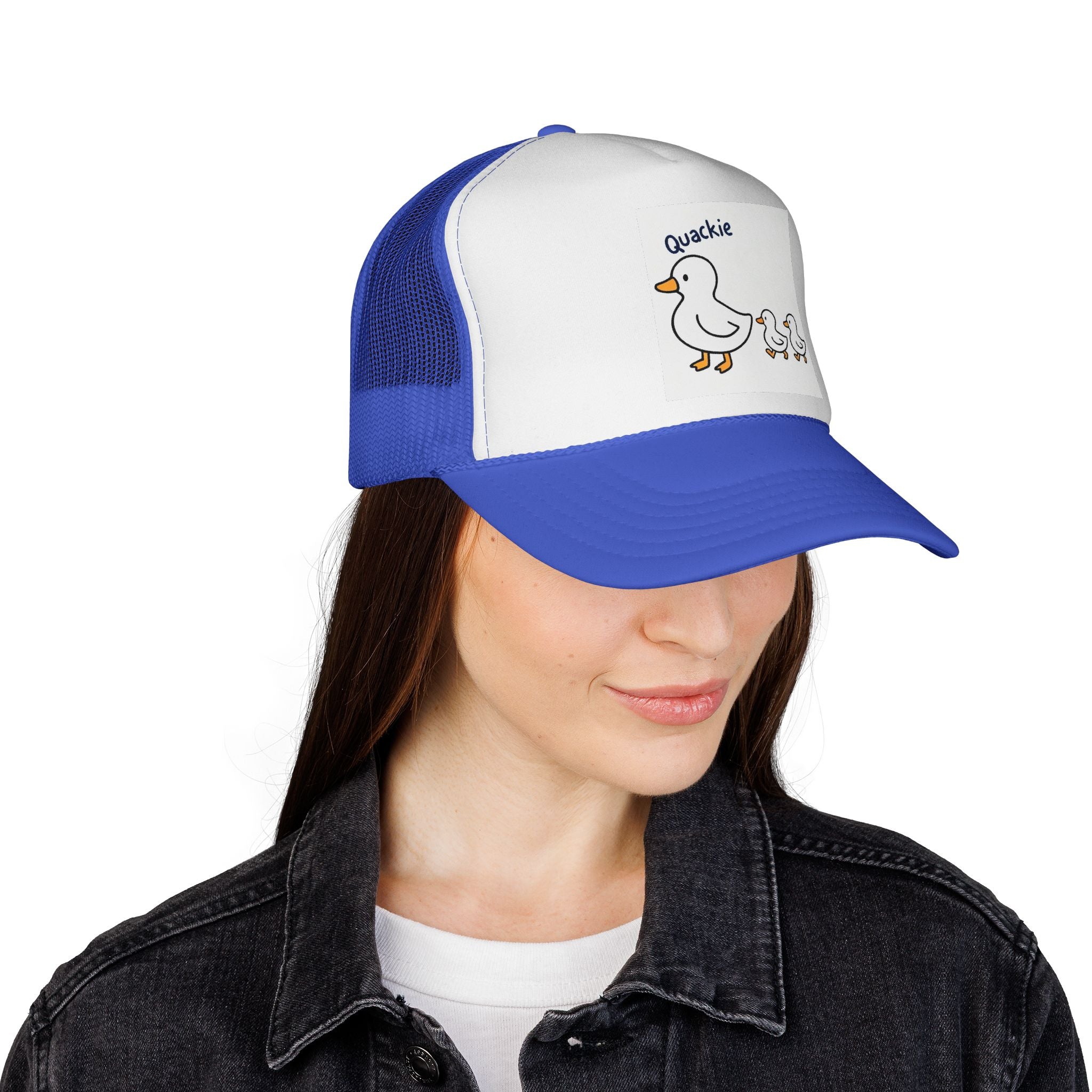 Silly Duck Hat – Funny Trucker Cap with Embroidered Mallard for Bird Nerds & Brunch Kings