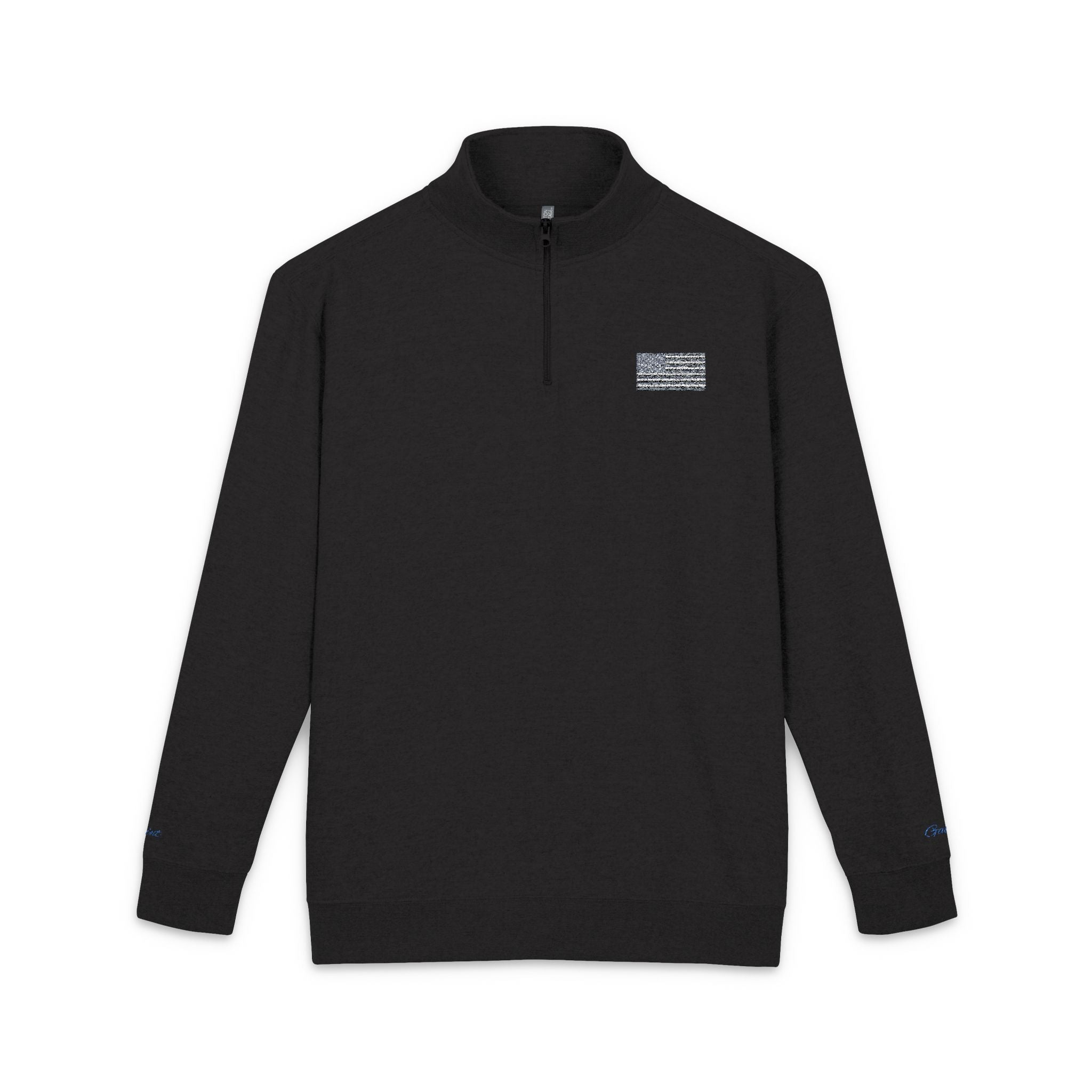 Saint Gabriel American Flag Embroidered Quarter-Zip Pullover