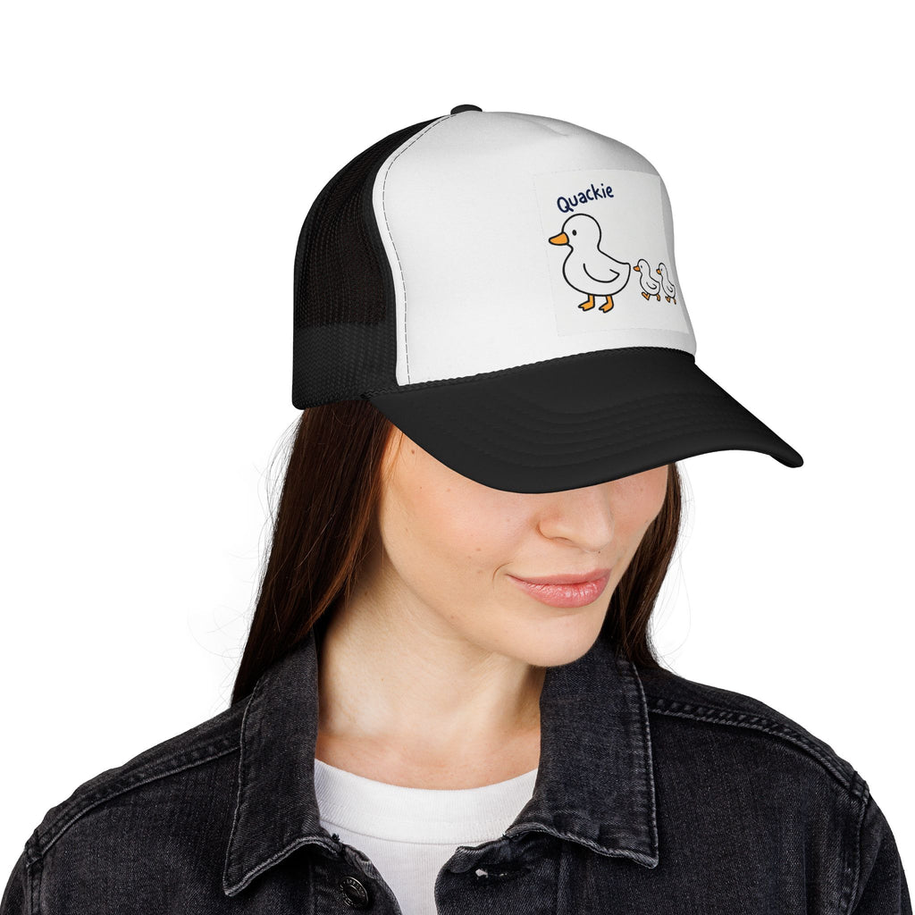 Silly Duck Hat – Funny Trucker Cap with Embroidered Mallard for Bird Nerds & Brunch Kings