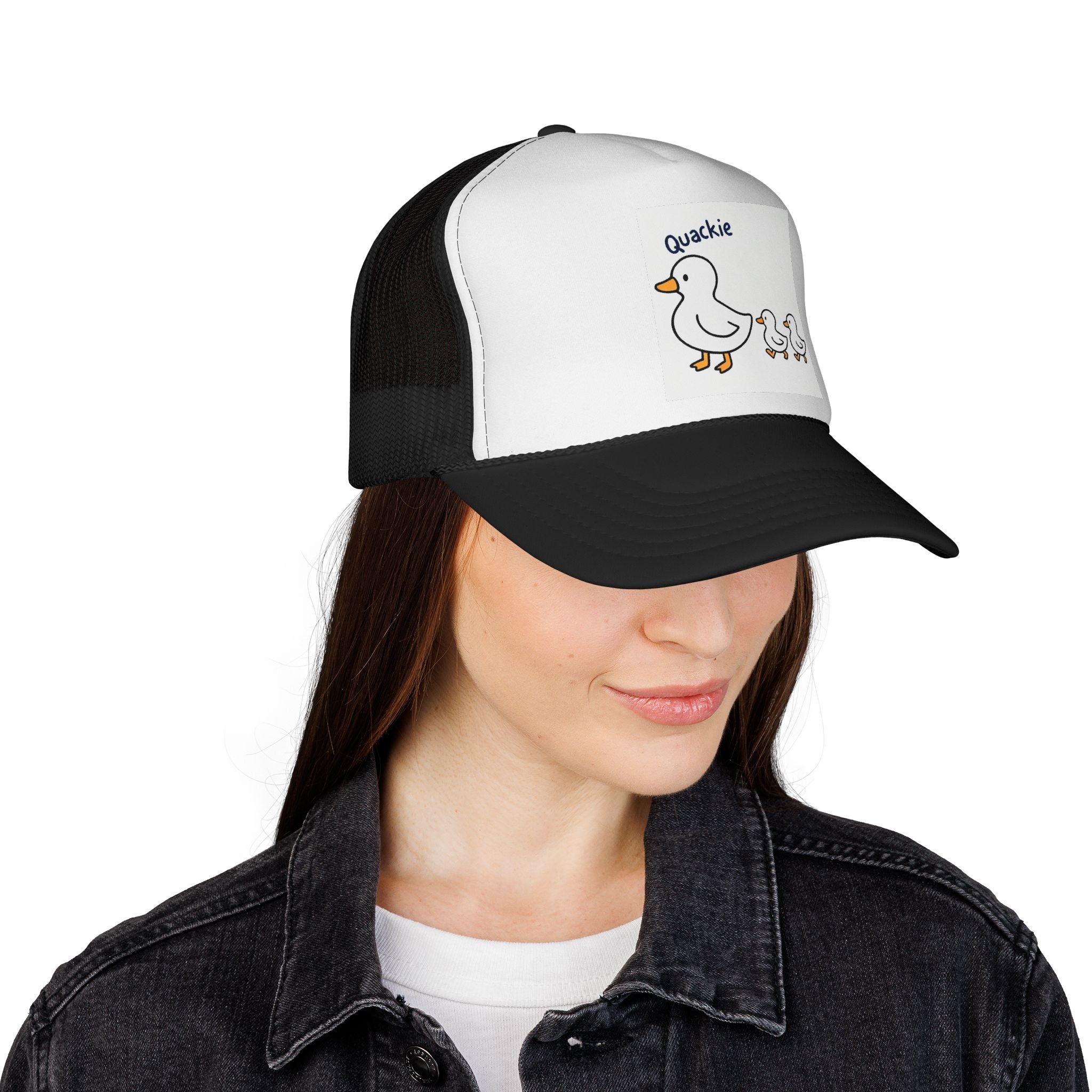 Silly Duck Hat – Funny Trucker Cap with Embroidered Mallard for Bird Nerds & Brunch Kings