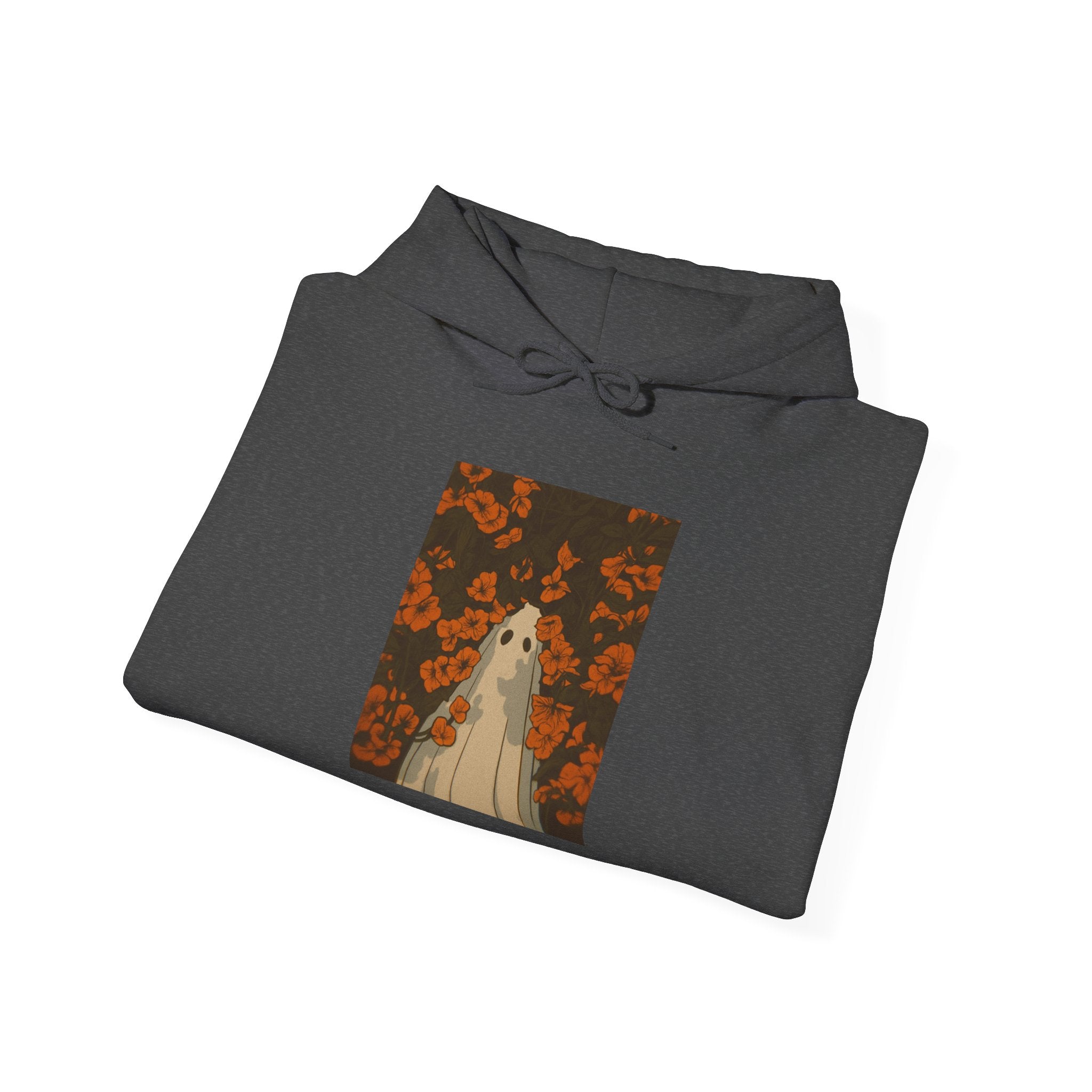 Gothic Floral Hoodie, Unisex Sweatshirt for Autumn, Cozy Layer, Halloween Gift, Graphic Sweatshirt, Trendy Casual Wear