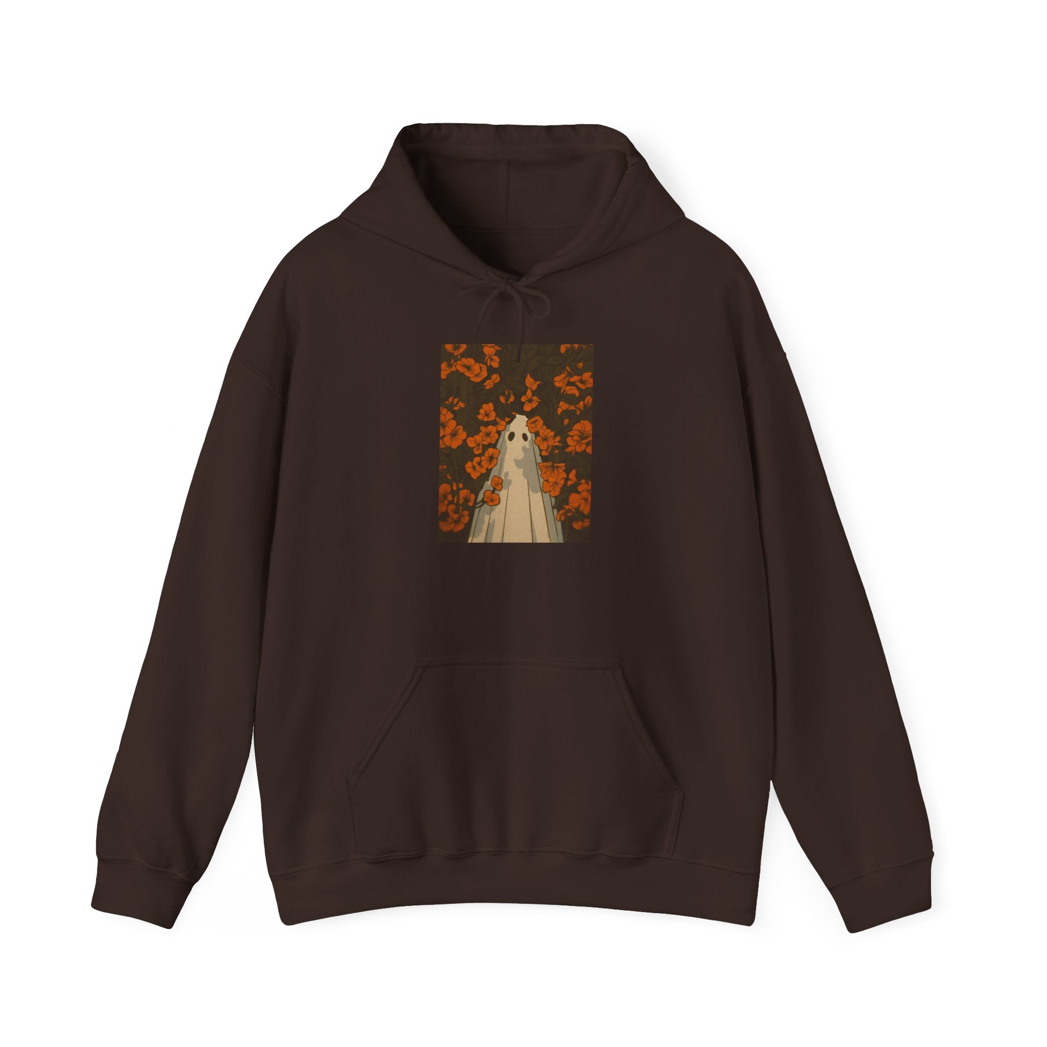 Gothic Floral Hoodie, Unisex Sweatshirt for Autumn, Cozy Layer, Halloween Gift, Graphic Sweatshirt, Trendy Casual Wear