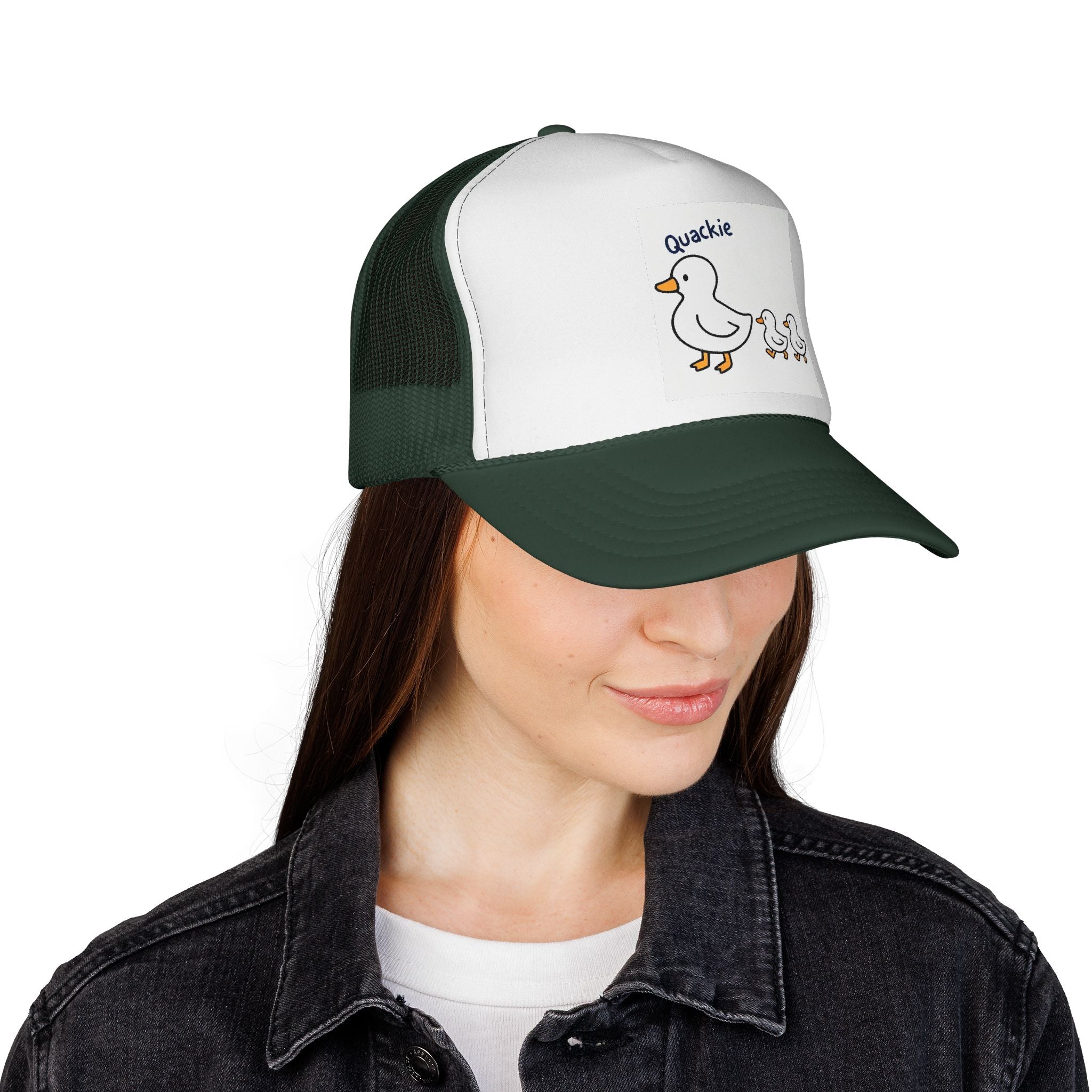 Silly Duck Hat – Funny Trucker Cap with Embroidered Mallard for Bird Nerds & Brunch Kings